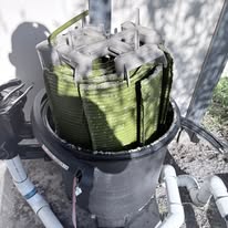 Pool filter after maintenance